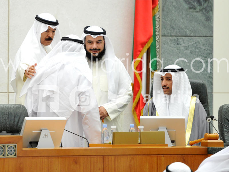 جانب من جلسة الأمس