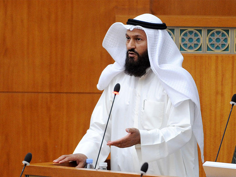 هايف يعترض في بداية الجلسة على إدارة الغانم