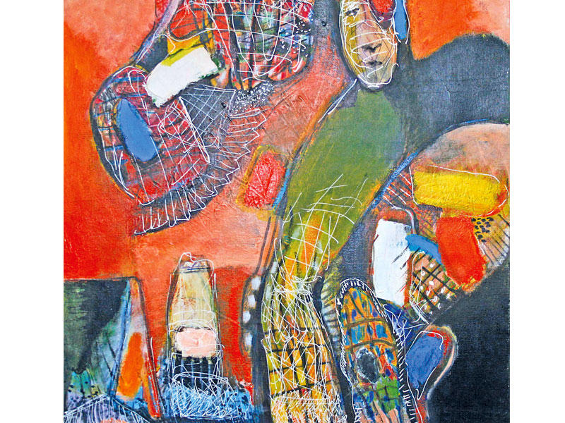 لوحة لعادل قديح