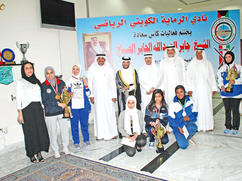 تتويج الراميات الفائزات بالمراكز الأولى