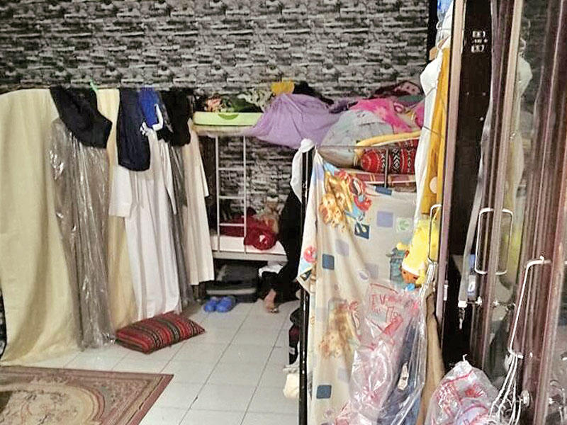 سكن مخالف في «حملة المقاهي»