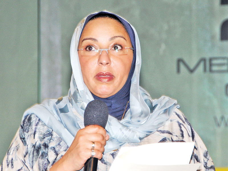 رئيسة مجلس إدارة المبرة الشيخة فادية السعد