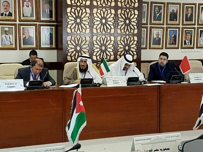 وكيل وزارة الأوقاف والشؤون الإسلامية بدولة الكويت فريد عمادي خلال مشاركته في أعمال الدورة ال61 للمجلس الدائم لصندوق التضامن الإسلامي