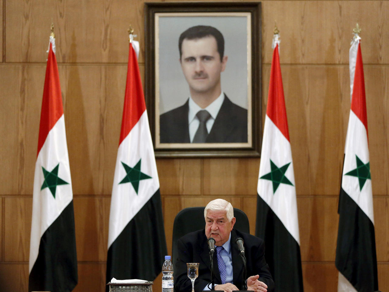  وزير الخارجية السوري وليد المعلم