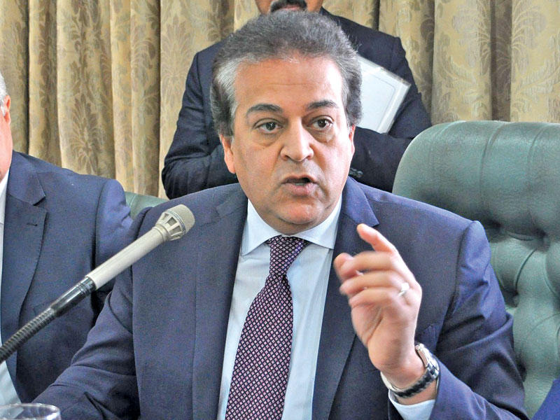  وزير التعليم العالي المصري خالد عبدالغفار