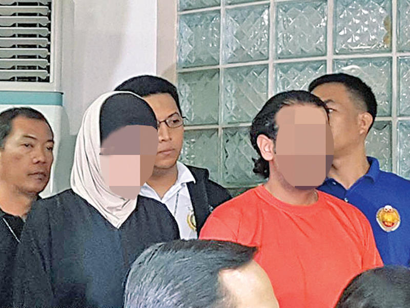 صورة نشرتها «سي إن إن» للكويتي والسوريةn