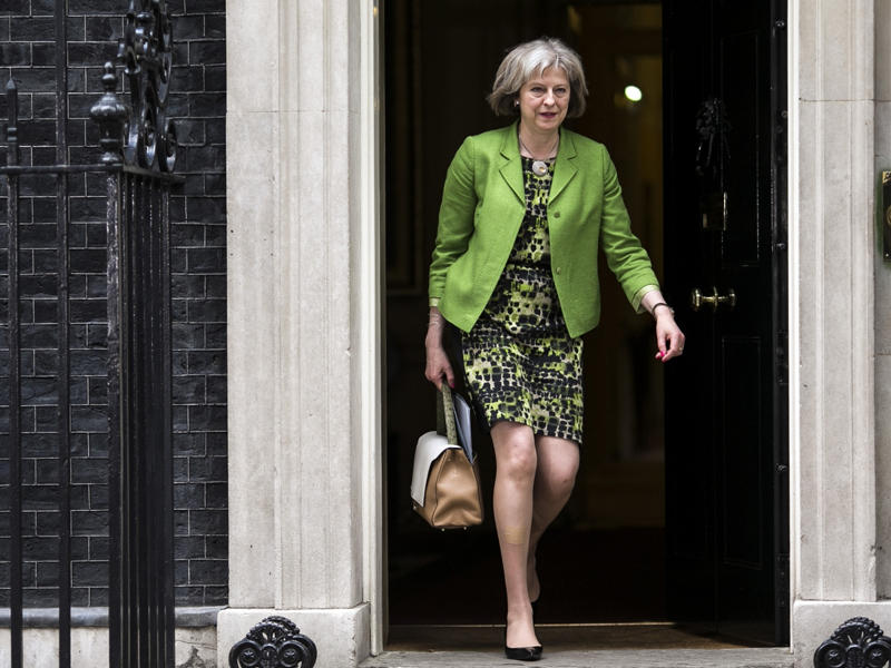 رئيسة الوزراء البريطانية تريزا ماي