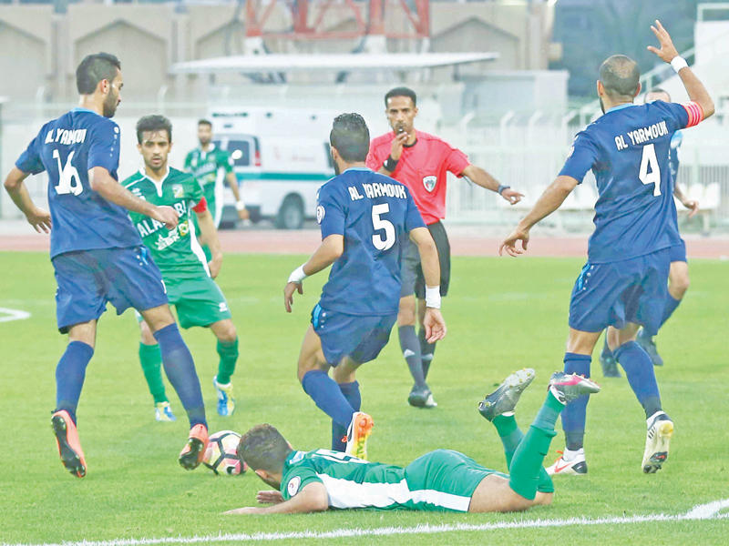 من لقاء العربي واليرموك