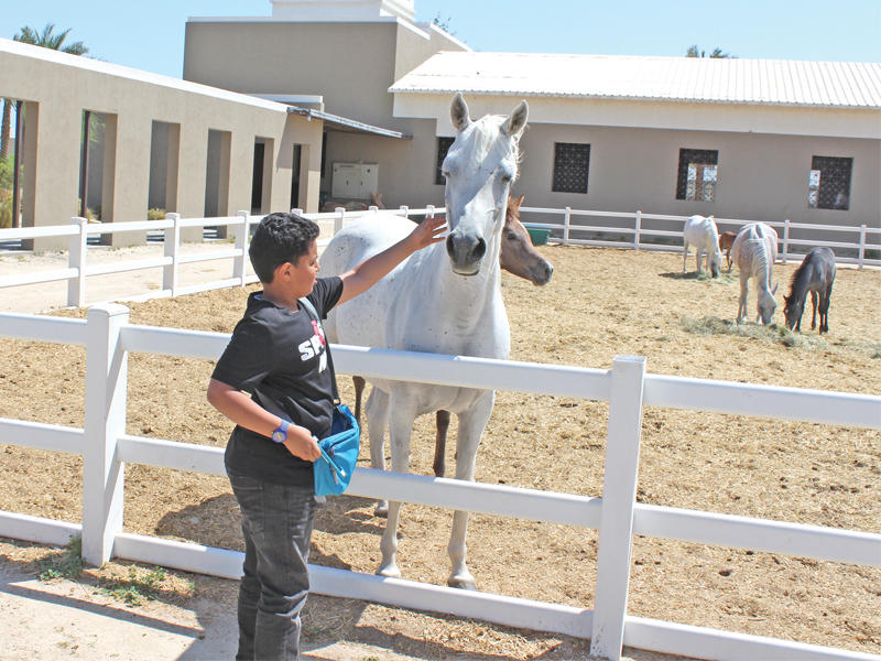طالب من مدرسة بدر السيد الرفاعي الابتدائية