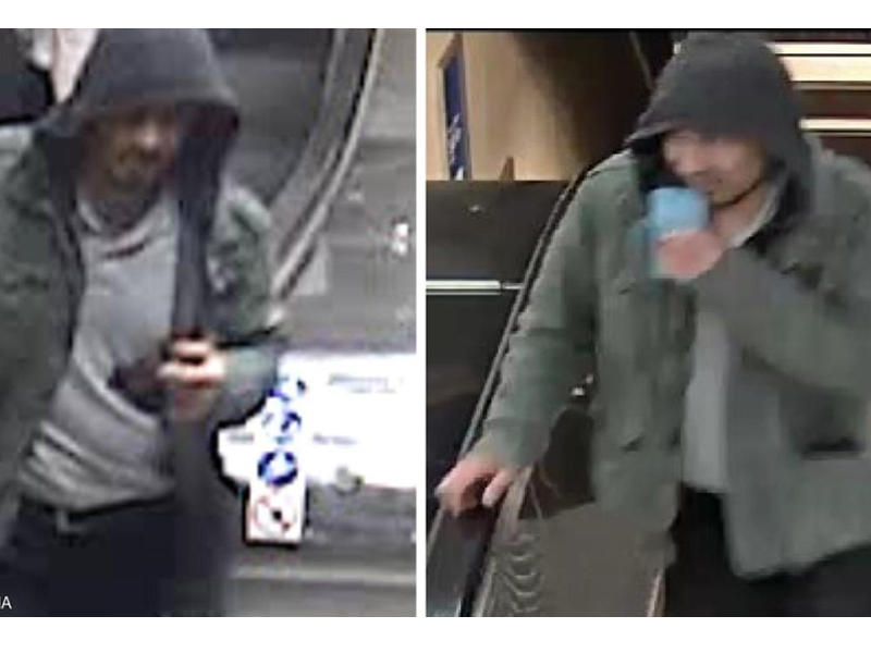 منفذ هجوم استوكهولم كما ظهر في كاميرات المراقبة