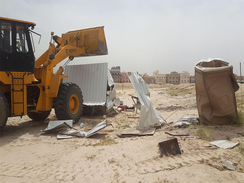 جانب من الإزالة