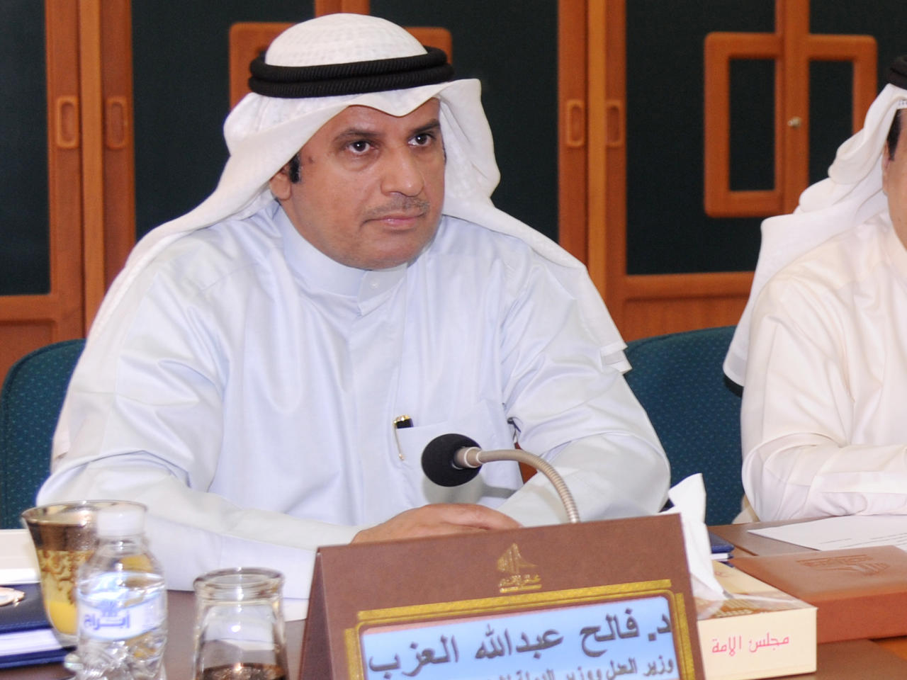 وزير العدل ووزير الدولة لشؤون مجلس الأمة د. فالح العزب