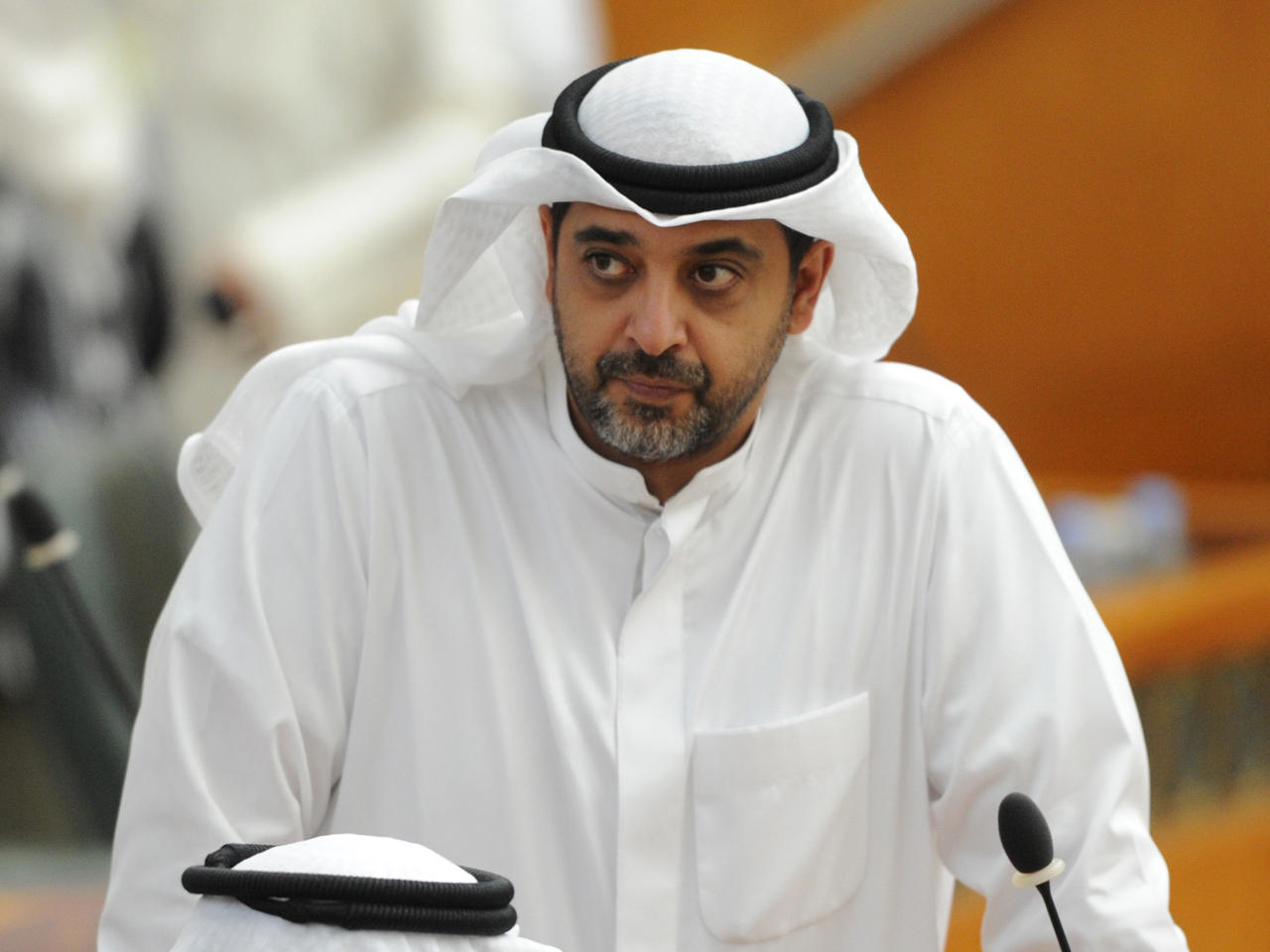 وزير الدولة لشؤون مجلس الوزراء وزير الإعلام بالوكالة الشيخ محمد عبدالله المبارك الصباح