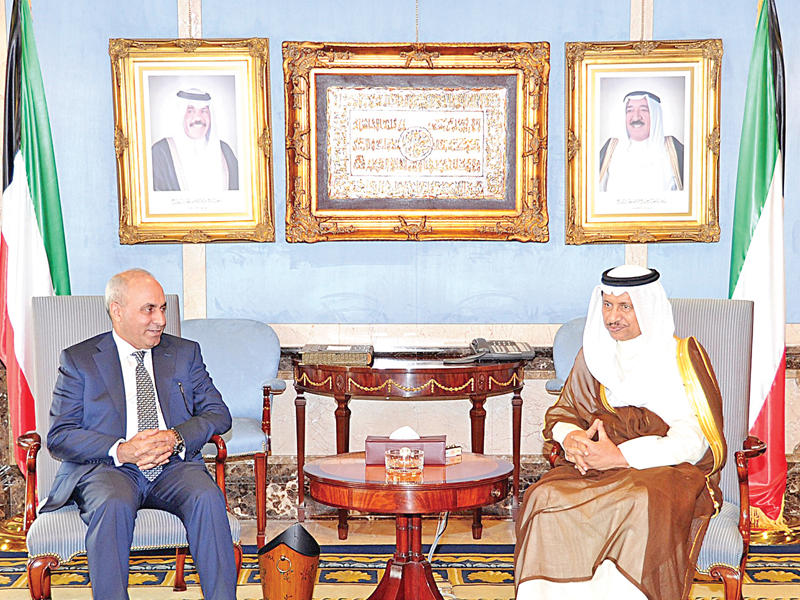 المبارك مستقبلاً وزير التخطيط العراقي