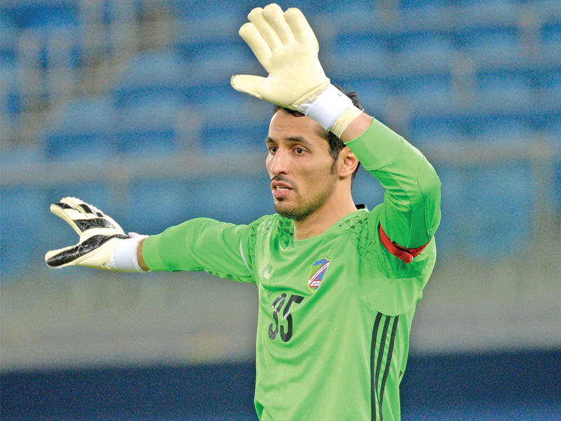 حارس مرمى السالمية خالد الرشيدي،