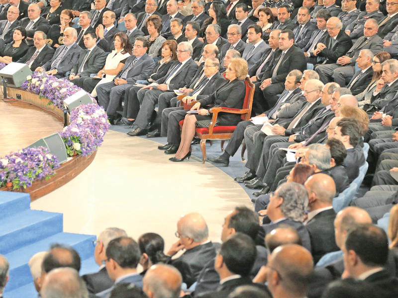 عون مشاركا في رتبة سجدة الصليب اليوم (دالاتي ونهرا)