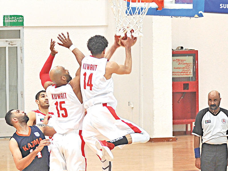 الكويت وكاظمة في لقاء سابق 