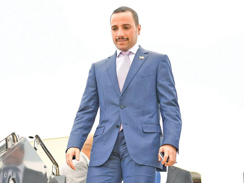 الغانم لدى وصوله إلى واشنطن