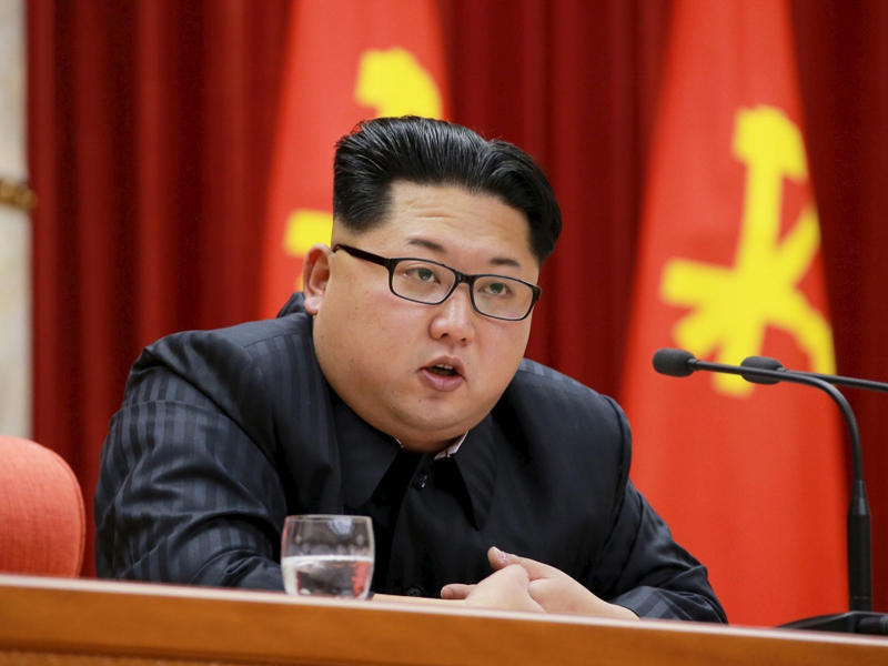 الرئيس الكوري الشمالي كيم جونغ أون