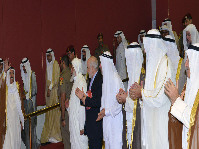 صاحب السمو لدى وصوله إلى الحفل أمسn