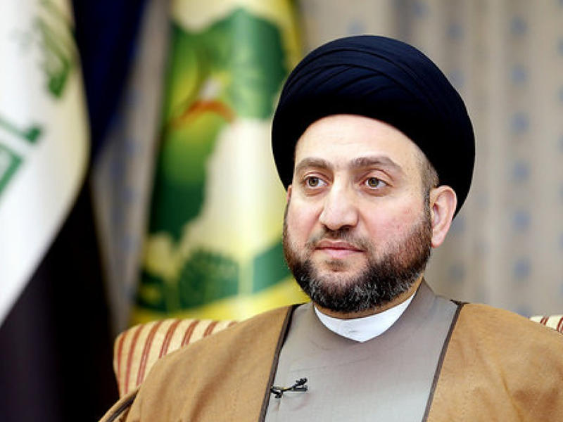 رئيس التحالف الوطني العراقي الذي يضم كل الأحزاب الشيعية عمار الحكيم