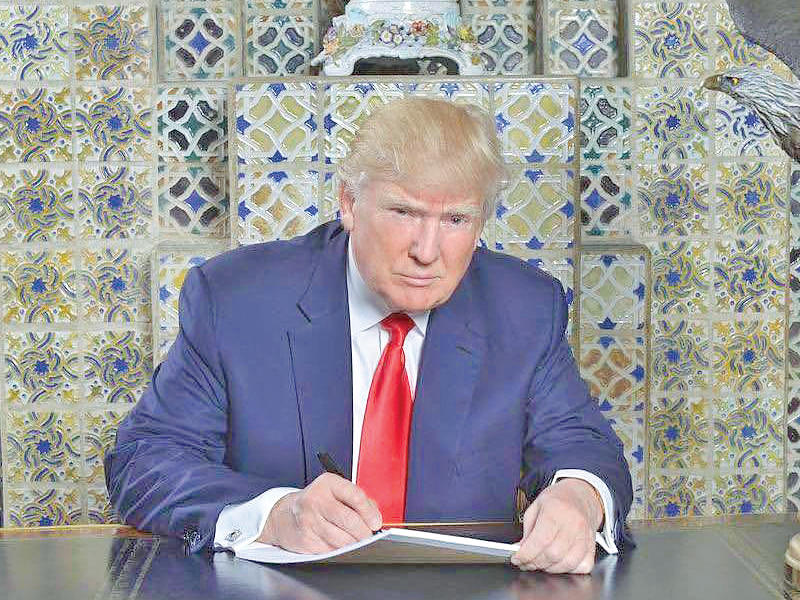  الرئيس الأميركي دونالد ترامب