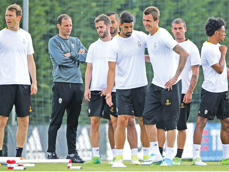 جانب من تدريبات يوفنتوس