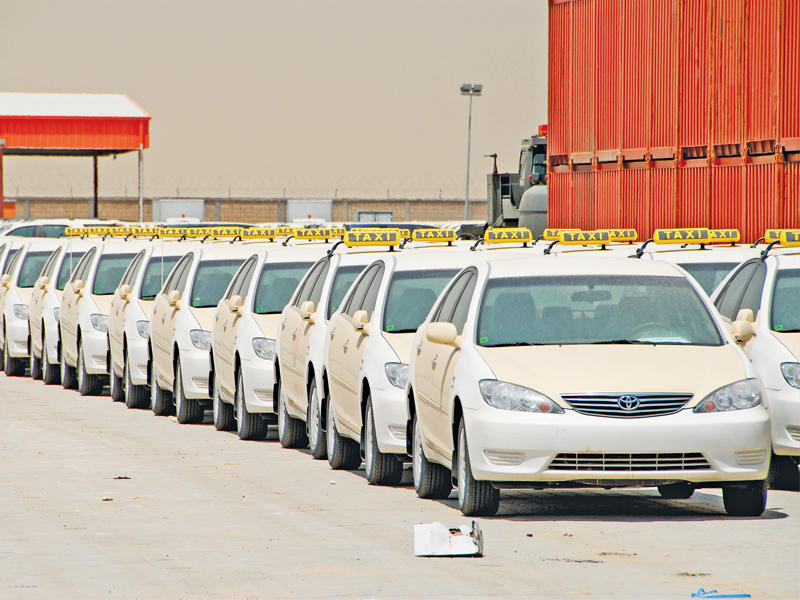 صورة أرشيفية للتاكسي الجوال