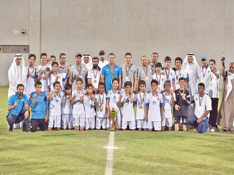 تتويج براعم الجهراء بالكأس