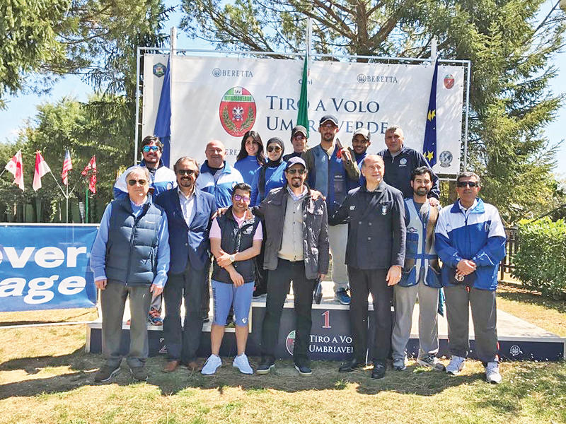  الخالد خلال افتتاح بطولة كأس الأمير بإيطاليا 