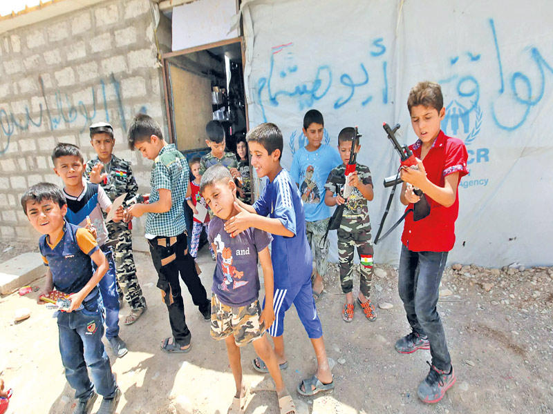 أطفال العراق ضحايا الإرهاب