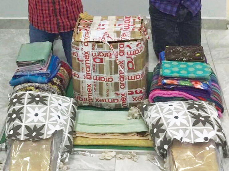 جانب من الماريغوانا المضبوطة