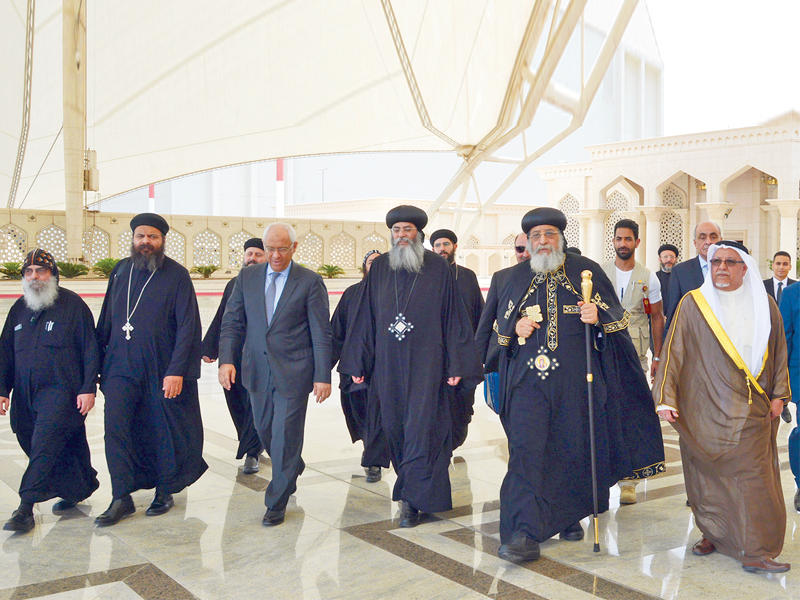 الجراح مودعاً البابا تواضروس