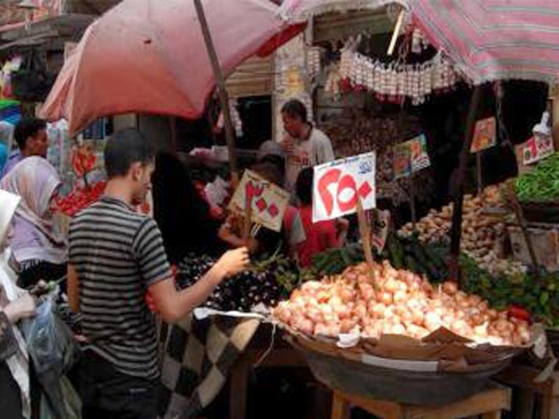 سوق المواد الغذائية في مصر