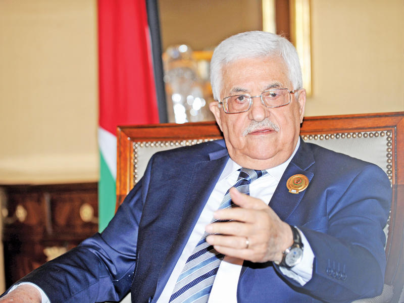 رئيس السلطة الفلسطينية محمود عباس