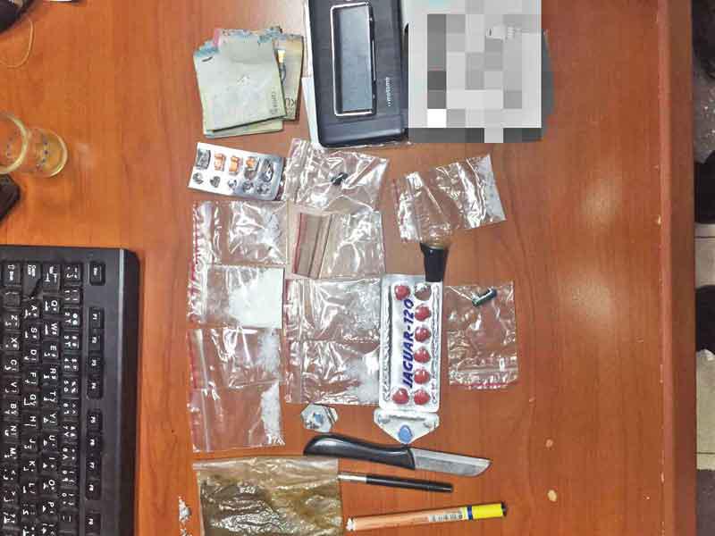 المخدرات المضبوطة