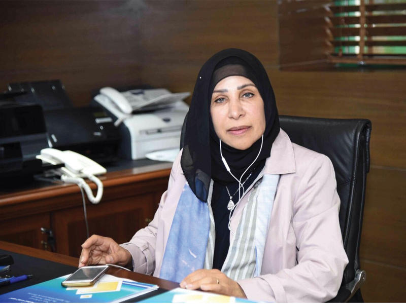  عميدة القبول والتسجيل في الهيئة العامة للتعليم التطبيقي والتدريب د. رباح النجادة