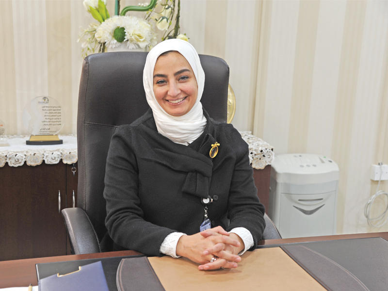 نائبة المدير العام للهيئة العامة للقوى العاملة لشؤون قطاع الموارد البشرية والمالية، المهندسة خلود الشهاب