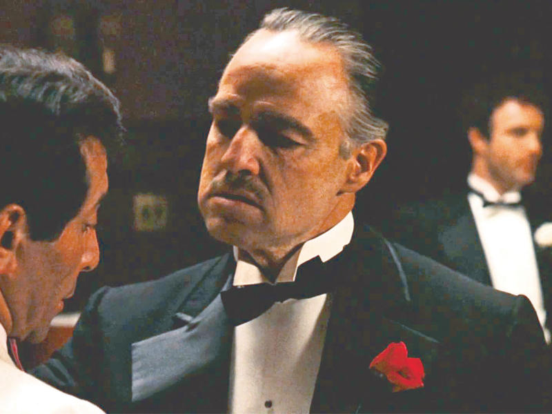 لقطة من الجزء الأول لفيلم العراب