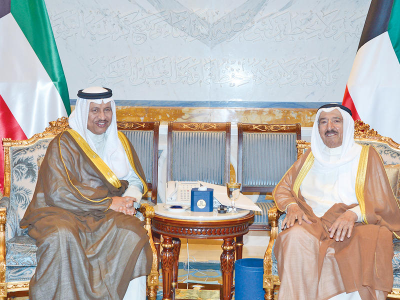 الأمير مستقبلاً المبارك أمس