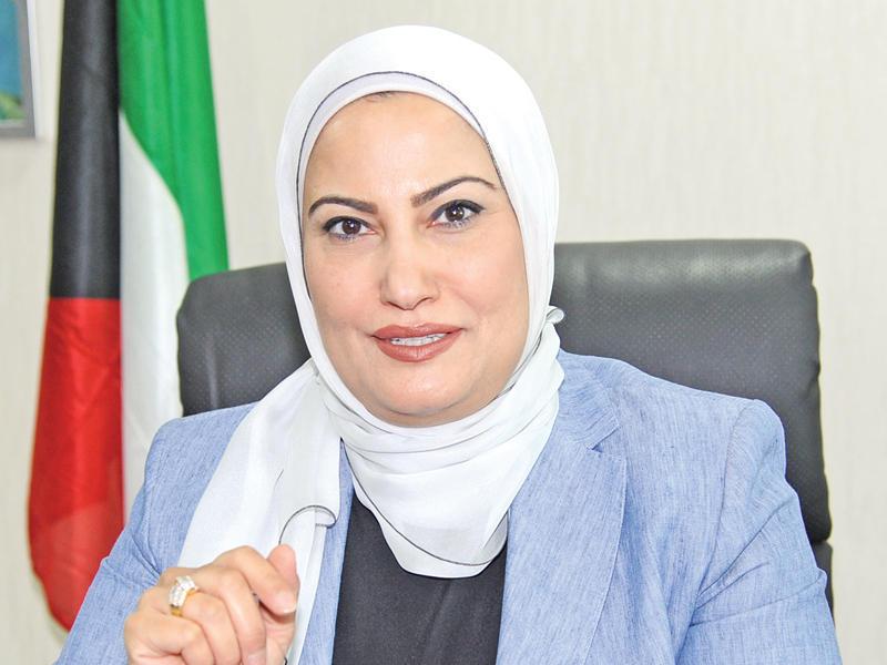 الوكيلة المساعدة لقطاع العمل الاحصائي في الادارة المركزية للاحصاء الكويتية منى الدعاس