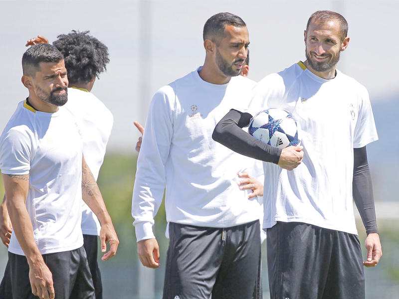 جانب من تدريب سابق ليوفنتوس