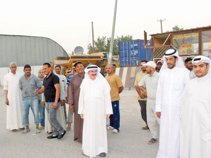 جانب من مستثمري منطقة أمغرة