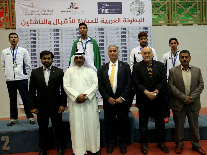 عبدالعزيز الجهرمي متوجاً بالميدالية الذهبية 