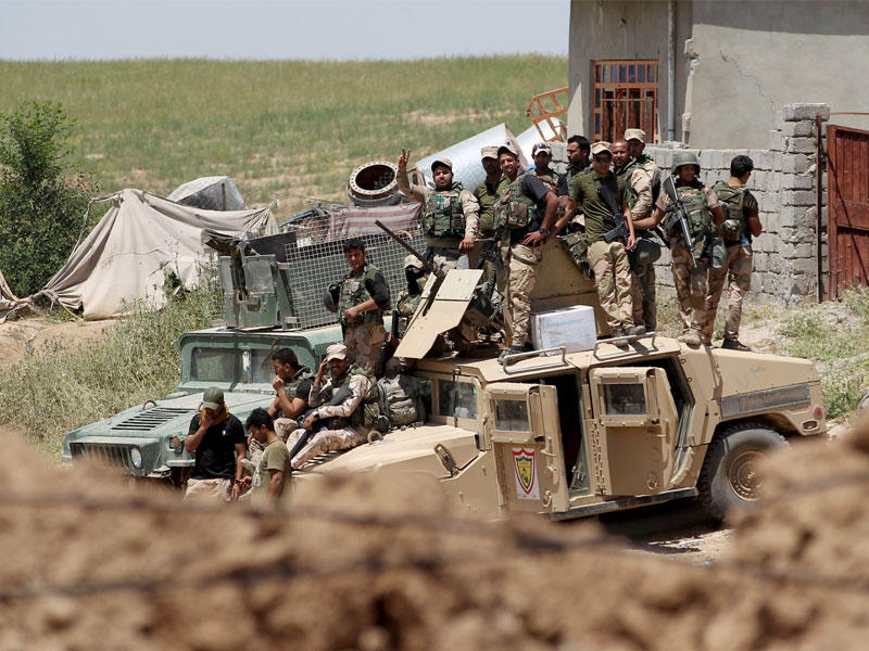 القوات العراقية تشغل موقعا في حي الحرامات شمال غرب الموصل