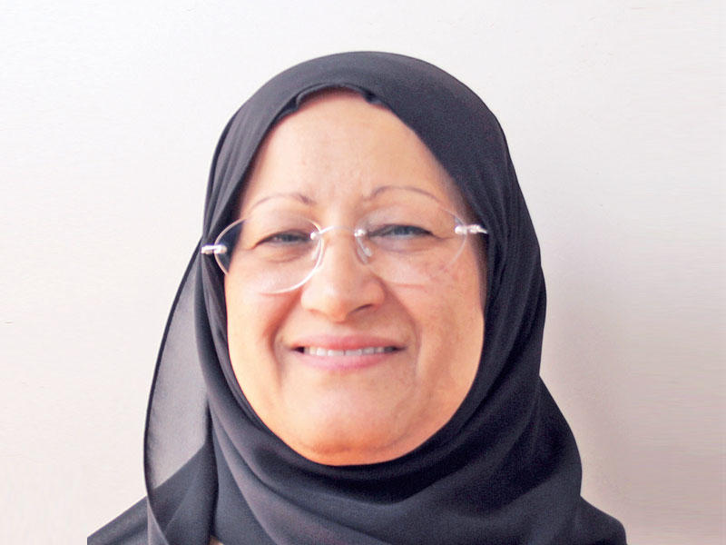  العميدة المساعدة لشؤون الطلابية في كلية العلوم في جامعة الكويت د. أديبة الحربان