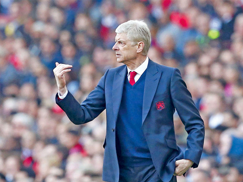 مدرب نادي أرسنال الإنكليزي، الفرنسي أرسين فينغر