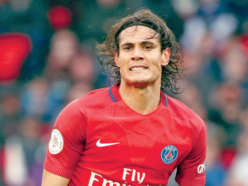 إدينسون كافاني مهاجم منتخب الأوروغواي