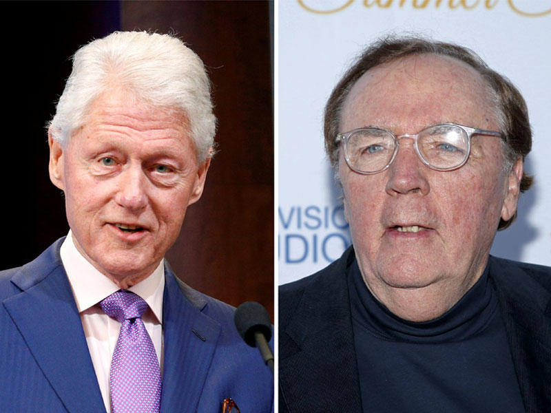 الرئيس الأميركي السابق بيل كيلنتون مع الكاتب المعروف جيمس باترسون