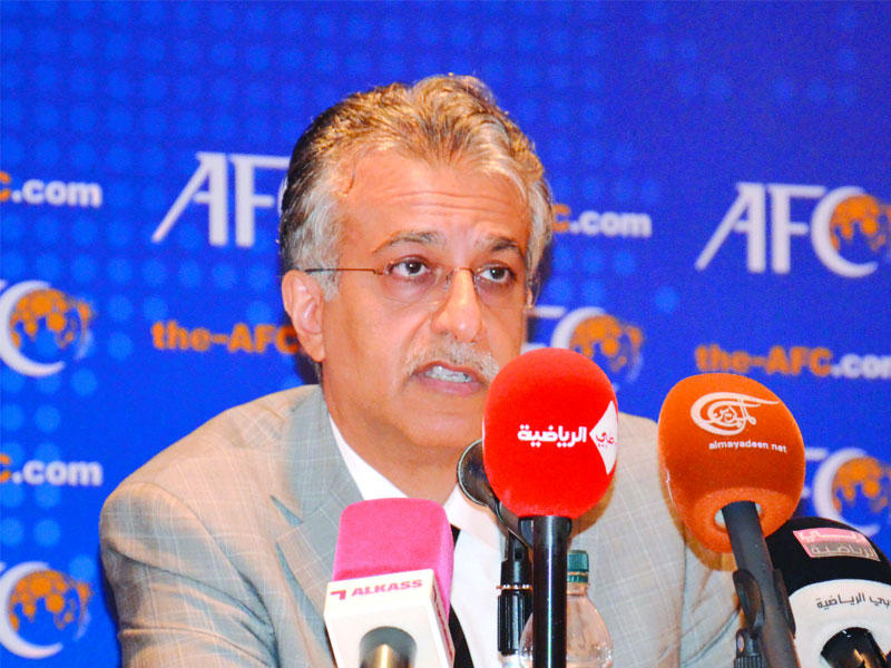 رئيس الاتحاد الآسيوي لكرة القدم، الشيخ سلمان بن إبراهيم